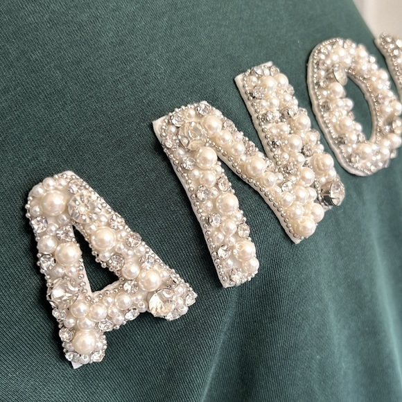 Endless Rose Green Amore Sweatshirt - Picture 6 of 7